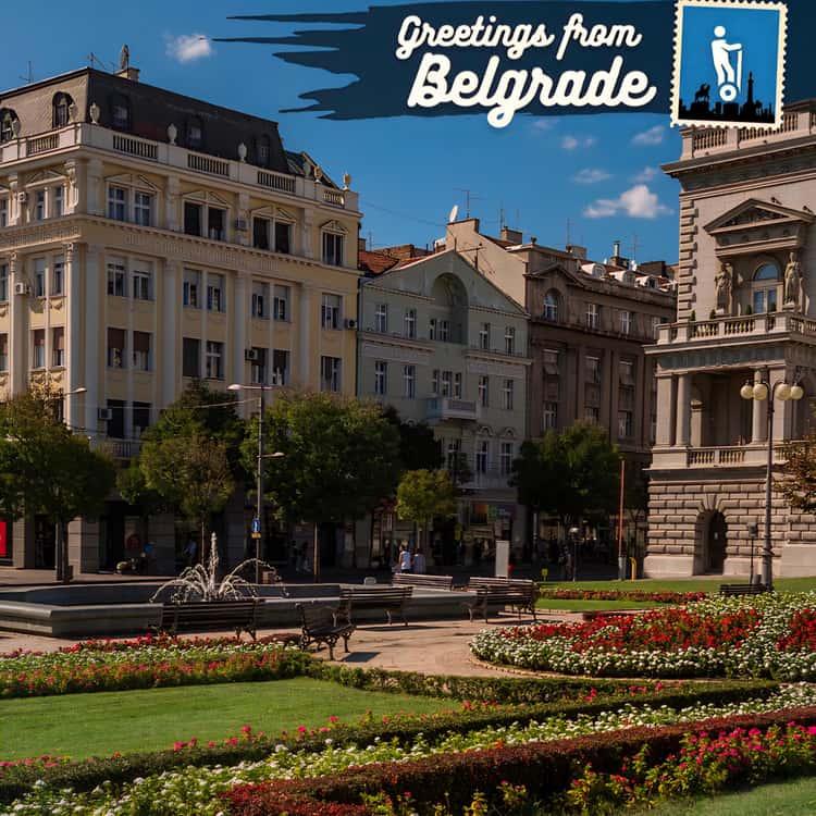 Belgrádi park Kalemegdan helyiek